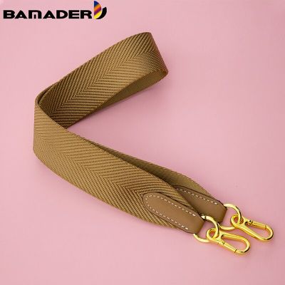 BAMADER Bag Strap Luxury Designer Fabric Bag Belt Nylon Weave Crossbody Shoulder Strap Fashion Solid Color Bag Strap Accessories