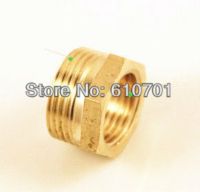 Brass Pipe 1-1/4 Male x 1 Female BSPP Connection Adapter Reducer Bushing Busher Connector Hexagon Plumbing Fittings