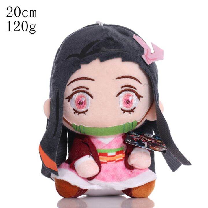 devils-blade-anime-plush-stuffed-toy-cute-dolsl-demon-slayer-manga-doll-kimetsu-no-yaiba-tanjirou-nezuko-childrens-gift-decor