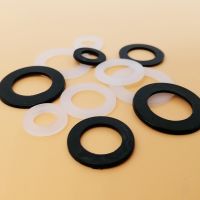 ✳ 100pcs M1.5 M2 M2.5 M3 M4 M5 M6 M8 M10 M12 White Black Plastic Nylon Flat Washer Plain Spacer Insulation Gasket Insulating Ring