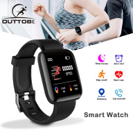 Outtobe Đồng hồ thông minh Đo nồng độ Oxy máu, theo dõi nhịp tim, chống nước, sạc nhanh dùng cho smarphone android , ios thumbnail