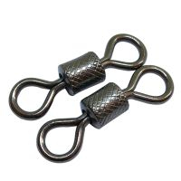 INFOF -pieces Fishing Swivels Impressed Rolling Swivel #14-#40 Carp Fishing Connector Swivel Hook pesca