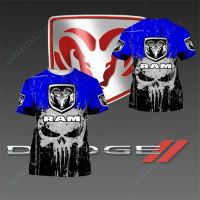 Ram T-Shirts Casual Oversized T-Shirt Harajuku Round Neck Short Sleeves Blouses Anime 3D Printing T Shirt For Mens Clothing