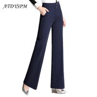 【HOT】₪✒♗ Fashion Wide Leg Pants Waist Trousers Office Straight Loose Oversize