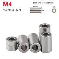 ✑ 10pcs M4 Stainless Steel Unthreaded Bushing Washer Round Hollow Standoff Spacer Gasket Sleeve Length 2 2.5 3 4 4.5 5 6 8 10-22mm