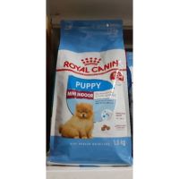 HOG อาหารสุนัข Royal Canin สูตร Mini Indoor และ สูตร Mini indoor  นน. 1.5 กิโลกรัม อาหารหมา  สำหรับสุนัข