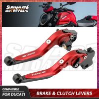 สำหรับ DUCATI 696มอนสเตอร์796 797 821 950 1200คลัตช์เบรกอุปกรณ์เสริมรถจักรยานยนต์คันยืดได้พับได้