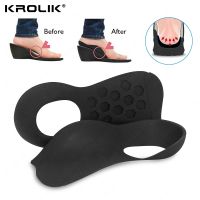 KROLIK Orthotic Insoles For XO-Legs Correction Orthopedic Flat Feet Heel Pain Arch Support For Shoe Insole Sole Insert Unisex Shoes Accessories