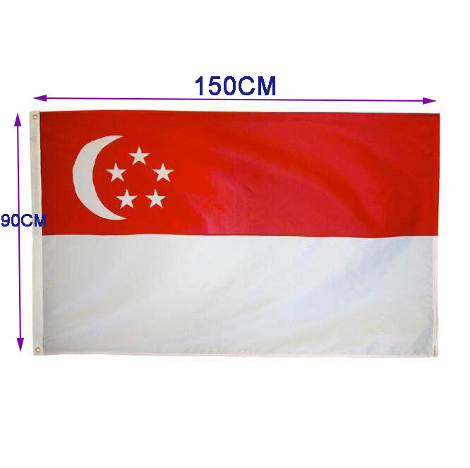 ธงขนาดใหญ่90-150ซม-ธงสิงคโปร์-มาเลเซีย-ไทย-อินโดนีเซีย-ฟิลิปปินส์-อเมริกันมากกว่า30ประเทศคงทนป้องกันการจางหายกลางแจ้งแบบหรูหรา