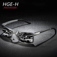 HGR-H Aluminium Magnesium Polarized Sunglasses Men High Quality Spring Hinge Square Sun Glasses Male Lightweight Gafas KD173