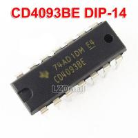 5pcs CD4093BE DIP14 CD4093B CD4093 4093 DIP-14 CMOS Quad 2-Input Logic Chip