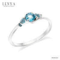 Lenya Jewelry  แหวนเงินแท้ 925 ประดับด้วยพลอย ดีไซต์ที่มาพร้อมกับความน่ารัก แสนหวาน สดใจร่าเริง ในสไตล์ เกาหลีญี่ปุ่น