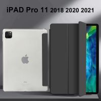 {RUBBIE Shell}กรณีแท็บเล็ตสำหรับ Ipad Pro 11กรณี2021 A2301 A2459ฝาครอบหนัง PU สำหรับ iPad Pro 11 2018 2020 Auto Wake Sleep