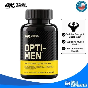  Optimum Nutrition Opti-Men, Vitamin C, Zinc and Vitamin D, E,  B12 for Immune Support Mens Daily Multivitamin Supplement, 150 Count  (Packaging May Vary) : Health & Household