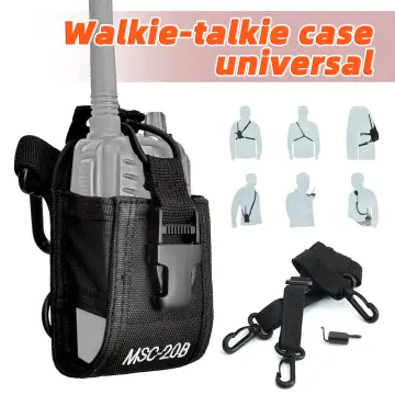 Walkie Talkie Radio Case Pouch Holster Belt For Kenwood Midland Baofeng