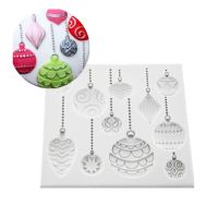 【CW】☋✽  Chandelier Silicone Mold Resin Baking Chocolate Pastry Fondant Mould Dessert Decoration