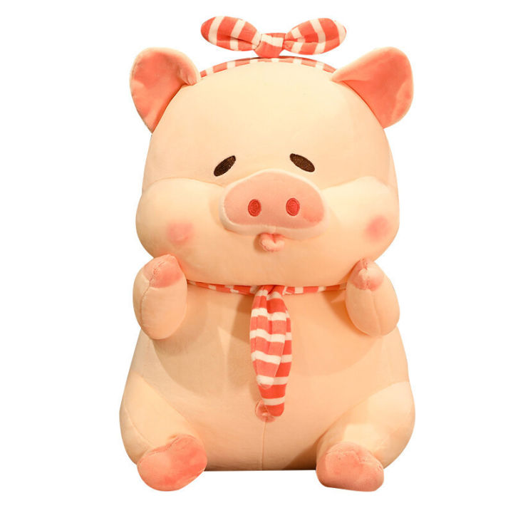 hot-ตุ๊กตาลูกหมูน่ารักน่ารักหูกระต่ายของเล่นยัดนุ่นตุ๊กตาผ้านอนนุ่มหมอนกอดตุ๊กตาของขวัญ