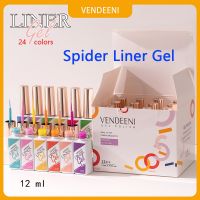 【YP】 Vendeeni Colors/Set Gel Painting Lining Gels UV Lacquer Design