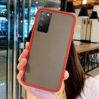 [คุณภาพดี] [ส่งจากไทย] เคสกันกระแทก ปุ่มสีผิดด้าน REALME C17 เคสโทรศัพท์ ออฟโป้ ขอบนิ่มหลังแข็ง เคส