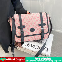 【 Authentic】LV Original กระเป๋าสะพายกระเป๋าถือสำหรับสตรีขายตัวอักษรพิมพ์ Cross Body Bag กระเป๋าสะพายไหล่ใหม่คุณภาพสูงถุงย่ามแฟชันกระเป๋าผู้หญิงขนาดใหญ่กระเป๋าทรงสี่เหลี่ยมมีหูหิ้วสะพายไหล่เหมาะสำหรับช้อปปิ้งจัดเลี้ยง