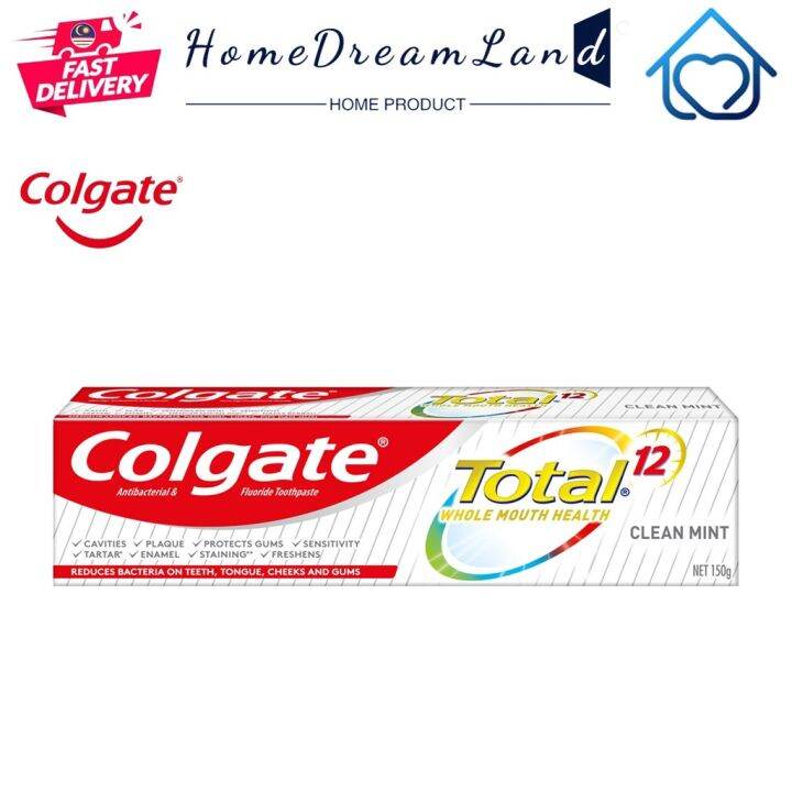 Colgate Total Toothpaste (Clean Mint)- 150g | Lazada