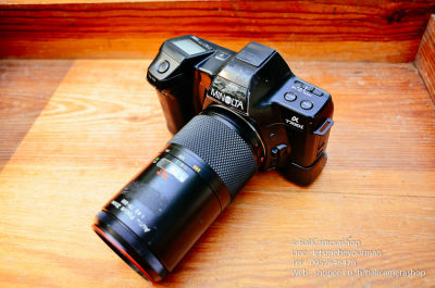 ขายกล้องฟิล์ม Minolta a7700i พร้อมแพลตล่างแท้ พร้อมเลนส์ 75-200mm F4.5