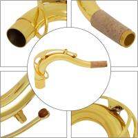 WDGREAT 2x Tenor Saxophone โค้งคอท่อคอห่านอุปกรณ์เสริม Sax อะไหล่27.8มม.