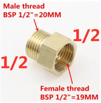 Brass Coupler 1/2