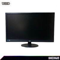 SBCOM2 MONITOR AOC E2770SH 60Hz จอมอนิเตอร์ ขนาด 27 นิ้ว FULL HD 1920 x 1080 PORT HDMI VGA DVI มีรอยขีดข่วนเล็กน้อย มีดอท แสงรั่ว บางจุด ใช้งานได้