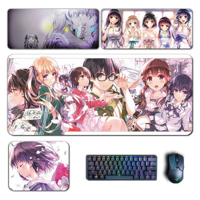 Anime Saekano How To Raise A Boring Girlfriend Mouse Pad Megumi Utaha Eriri Spencer XXL Mousepad Computer Padding Manga Desk Mat