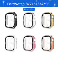 เคสแอปเปิ้ลวอชสำหรับ iWatch SE Series8/7/6/5/4 ขนาด40mm/41mm/44mm/45mm Diamond surface Case Apple watch 8/7/6/5/4/se