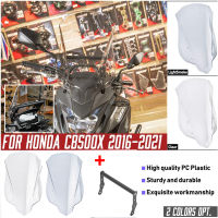 Ultrasupplier CB500X รถจักรยานยนต์ Touring กระจกกระจกฉีด Airflow Wind Deflectors หน้าจอ Flyscreen Protector &amp; นำทาง Mount Bracket สำหรับ2016 2017 2018 2019 2020 2021 2022 H .Onda CB 500X อุปกรณ์เสริม