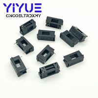 10Pcs 5x20mm Fuse Holder With Cover Chassis/Panel Mount BLX-A Black For PCB Board