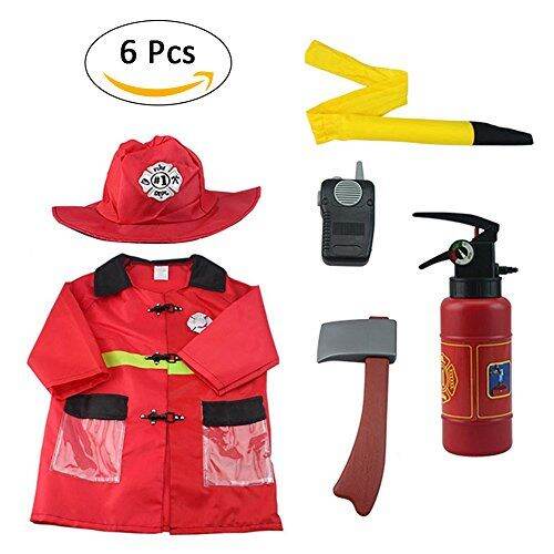 Costume for Kid / Role Play Costume Outfit Fireman Dress Up - Pretend ...