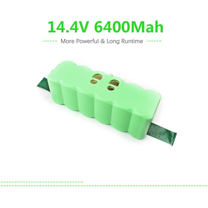 14-4v-6400mah-li-ion-irobot-roomba-500-600-700-800-900-series-785-530-560-650เครื่องดูดฝุ่นแบตเตอรี่