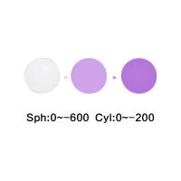 Photochromic Purple Blue Pink 1.56 Prescription CR-39 Resin Aspheric Glasses Lenses Prescription Myopia Optics Lens