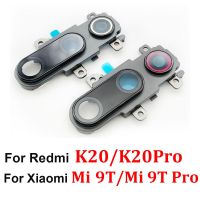 100% กล้องหลังของแท้ฝาครอบกระจกเลนส์กล้องถ่ายรูปที่ยึดเฟรมโลหะอะไหล่ Xiaomi Mi 9T Pro Redmi K20 Pro