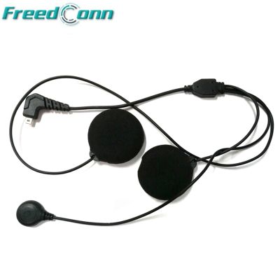 Freedconn T-COM ไมโครโฟน VB SC COLO RC T-MAX T-REX หูฟังแบบนิ่มสำหรับหมวกกันน็อคบลูทูธอินเตอร์คอม Gratis Ongkir!!