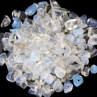 16 Inches Natural Irregular White Opal Stone Chips Gravel Beads For Jewelry Making DIY Bracelet Necklace Accessorie Cables