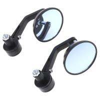 2Pcs Universal 7/8" 22mm Bar End Rear Mirrors Motorcycle Accessories Motorbike Scooters Rearview Mirror Side View Mirrors Mirrors