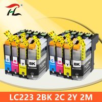 LC223ที่รองรับตลับหมึก LC221สำหรับ Brother LC 221 LC225 MFC-J4420DW J4620DW J4625DW J480DW J680DW เครื่องพิมพ์ J880DW