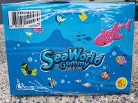 SeaWorld Gummy กัมมี่ ซี เวิลด์ วุ้นเจลตินสำเร็จรูป รสผลไม้ รูปสัตว์นำ้ (1กล่อง 12 ซอง)