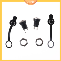 Aleaty? 2x5.5x2.5มม.DC Power Jack ปลั๊กปลั๊กปลั๊กตัวเมีย Mount Connector กันน้ำ