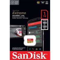 SanDisk Extreme microSDXC Card 1TB Read 190MB/s Write 130Mb/s (SDSQXAV-1T00-GN6MN) เมมโมรี่ การ์ด แซนดิส ประกัน Synnex