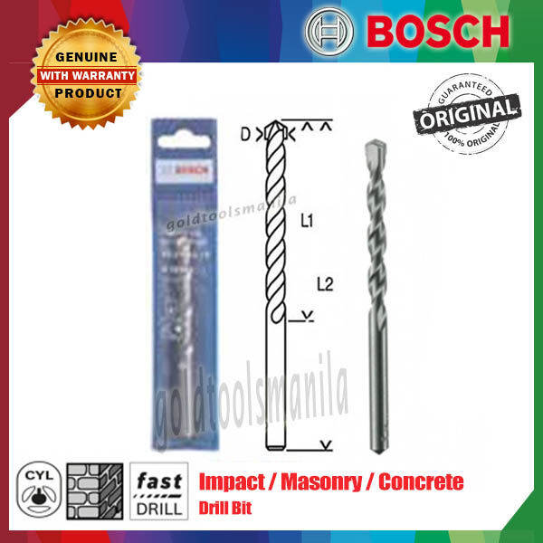 Impact masonry outlet drill bits