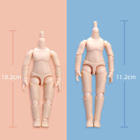 【 Cw】ใหม่11ซม.BJD ร่างกาย Ymy ร่างกายสำหรับ obitsu11 GSC หัว ob11 112BJD ตุ๊กตาร่างกาย ร่วมตุ๊กตาของเล่นกลุ่มมือ