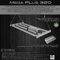 ส่งไว ส่งฟรี! ไฟปลูกต้นไม้ HortiBloom MEGA PLUS 320/480/650 Best LED GROW Light ไฟ PPFD แรง รับประกัน 2 ปี Horti Bloom(650 (650W))