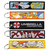 Umbrella Sci-fi Movies Key Tag Keychain for Cars Motorcycles Key Key Ring Men Women Holder Fashion Jewelry Accessories