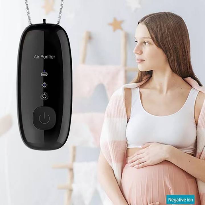 เครื่องฟอกอากาศแบบพกพา-เครื่องฟอกอากาศ-air-purifier-necklace-แบบพกพาคอคอมินิแบบพกพาไอออนลบ-purifier-เครื่องฟอกอากาศเล็ก