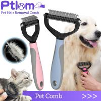 【CC】 Dog Hair Removal Comb Cats Grooming Shedding Trimmer Combs Fur Trimming Dematting Deshedding